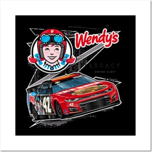 Noah Gragson LEGACY Wendy's Car Posters and Art